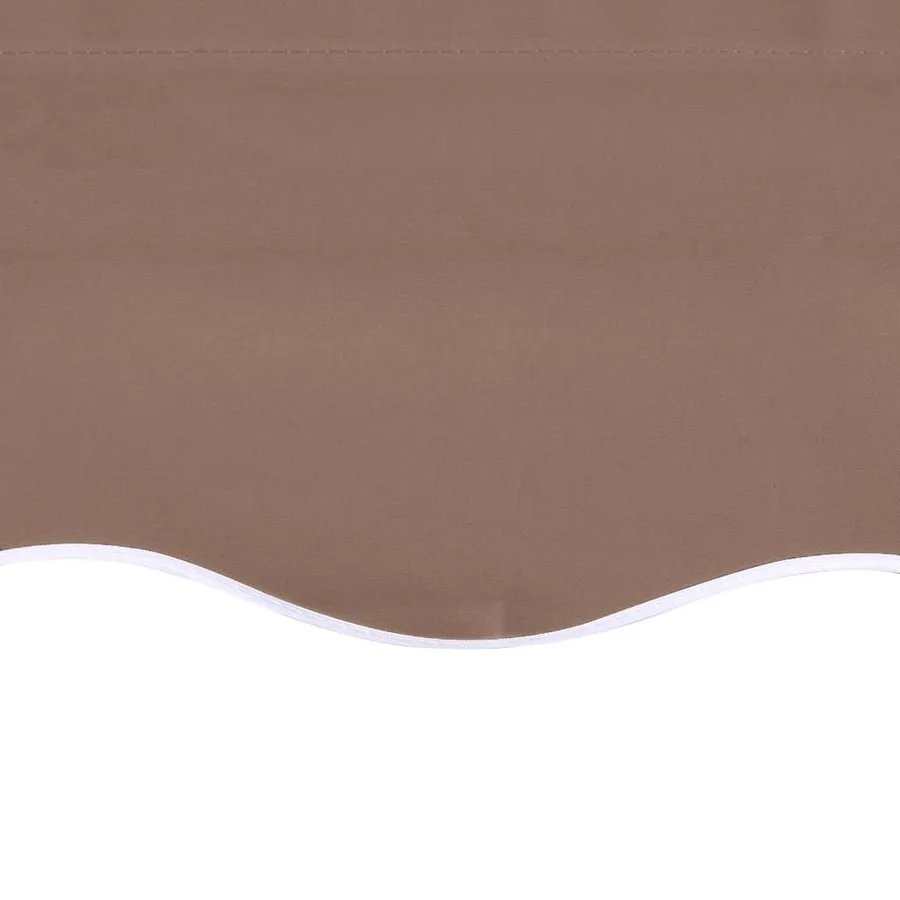 Tissu de remplacement pour auvent marron 5x3 m polyester - 5