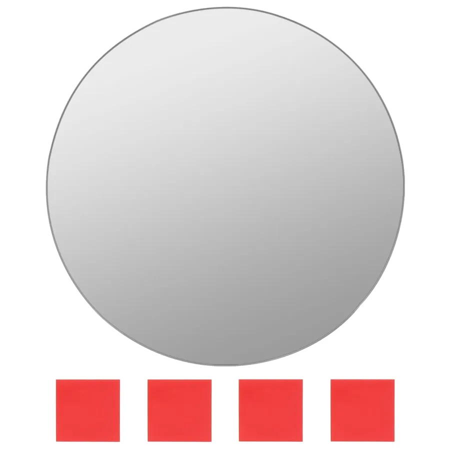 Ensemble de miroir mural 7 pcs Verre Rond - 6