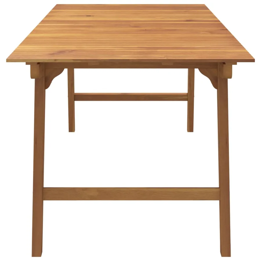 Table de jardin 200x90x75 cm Bois d'acacia solide - 4