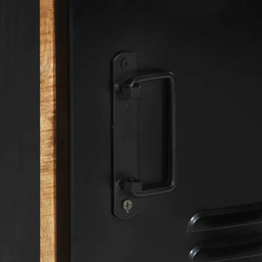 Armoire de salle de bain Marron Bois de mangue massif - 10
