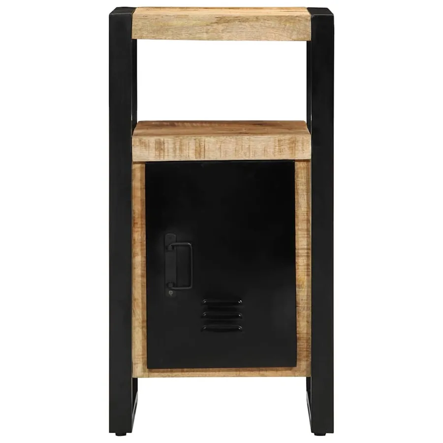 Armoire de salle de bain Marron Bois de mangue massif - 5