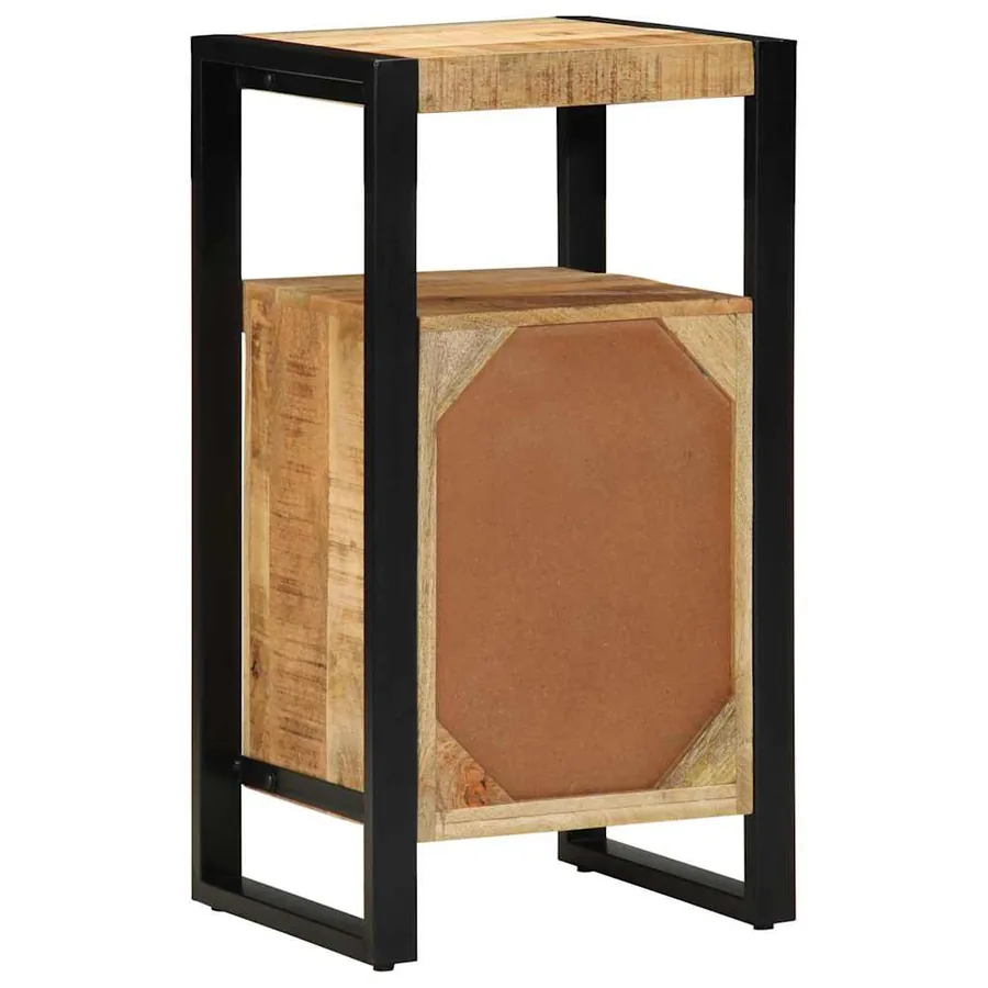 Armoire de salle de bain Marron Bois de mangue massif - 7