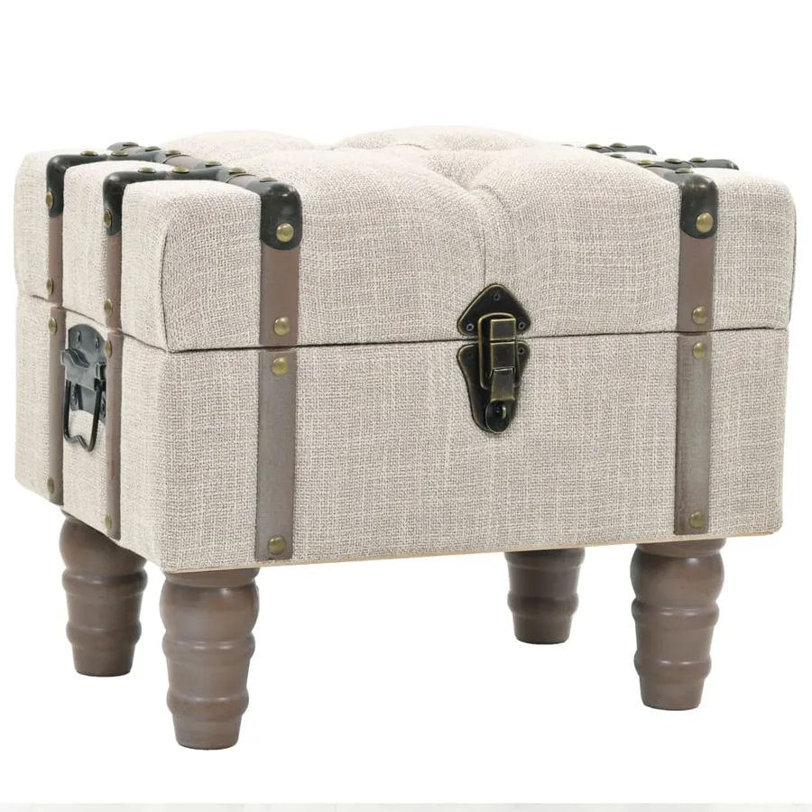 Ensemble de bancs de rangement 3 pcs Bois massif et acier - 6