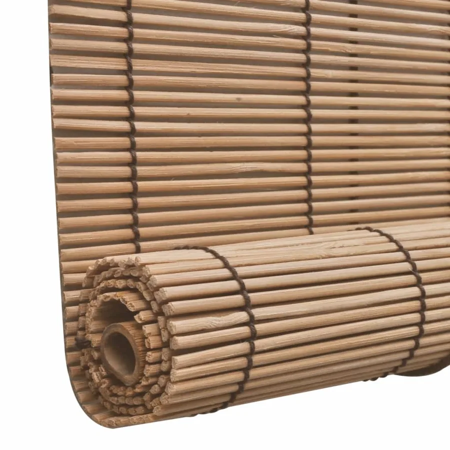 Stores roulants en bambou 2 pcs Marron 120x220 cm - 5