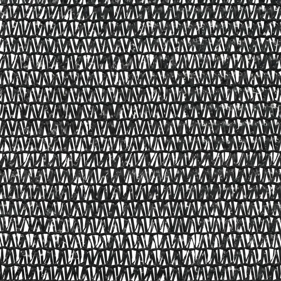 Filet brise-vue Noir 1,8x50 m PEHD 75 g/m² - 4