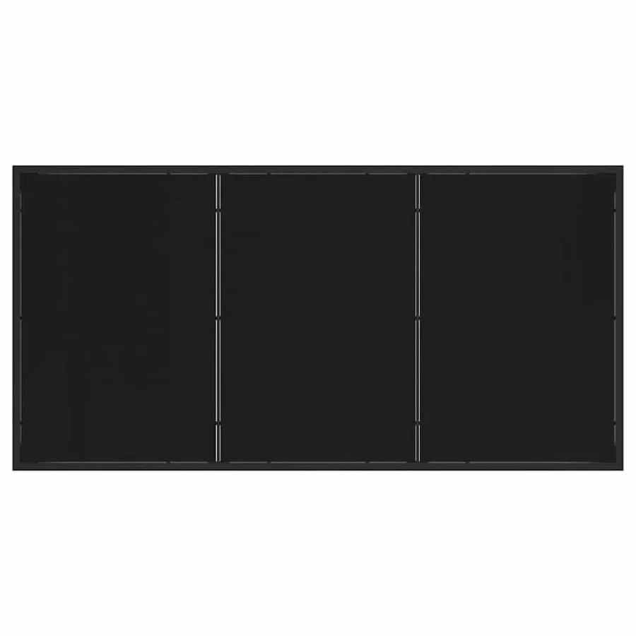 Table de Jardin Noir 160 x 80 x 73 cm Métal - 7