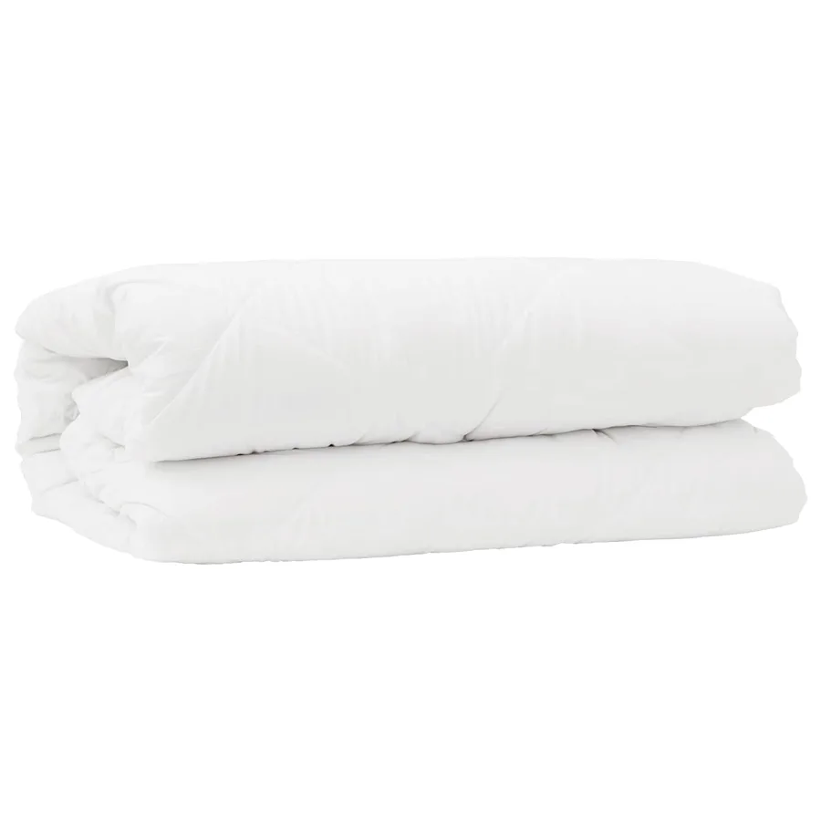 Ensemble de Duvet avec oreiller 2 pcs Blanc Microfibre - 4