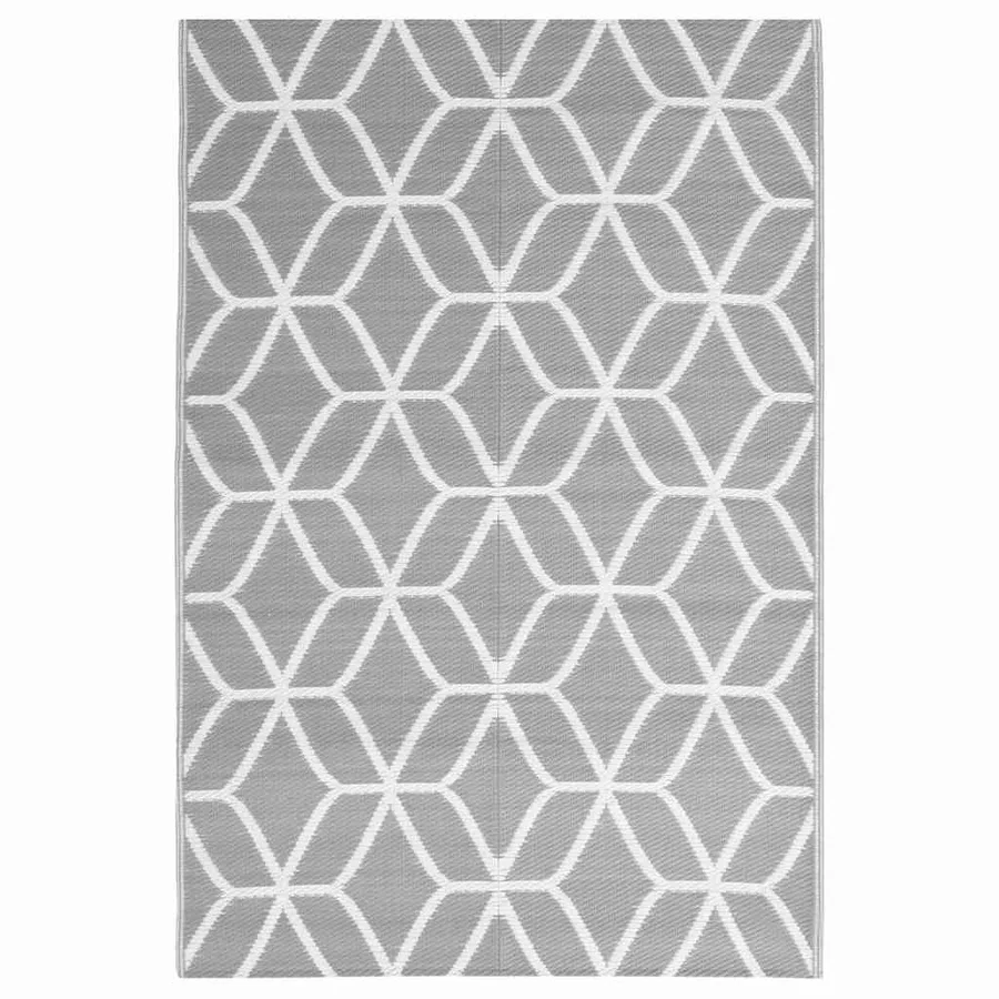 Tapis d'extérieur ARAKIL Gris 140x200 cm PP - 2