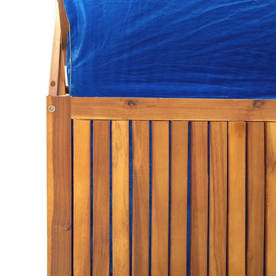 Storage box with trellis 99x50x160 cm Solid acacia - 8