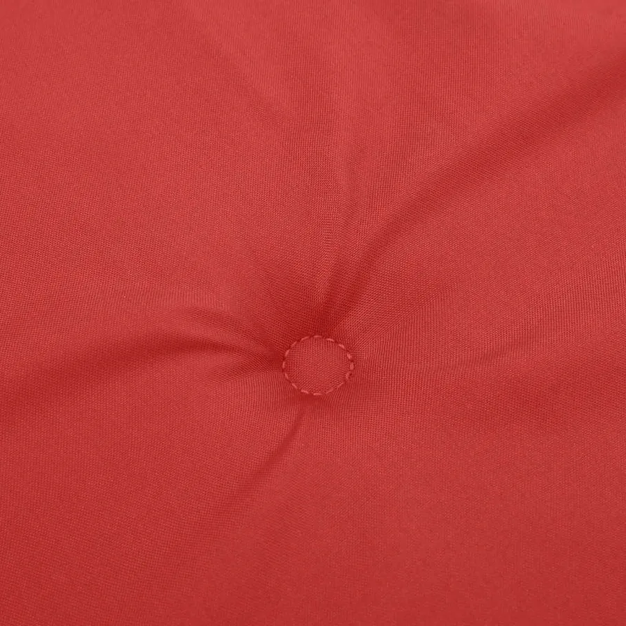 Coussin de banc de jardin rouge 120x50x3 cm tissu oxford - 5