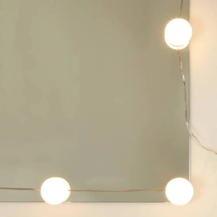 Armoire à miroir avec LED Chêne marron 76x15x55 cm - 11