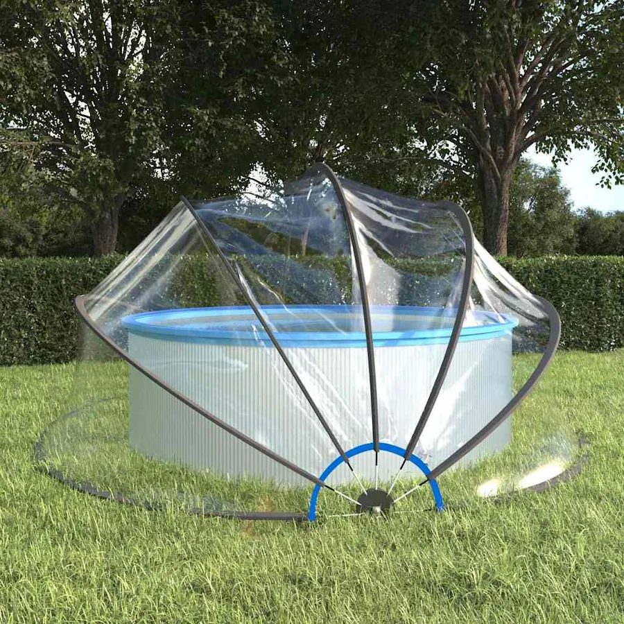 Dôme de piscine 500x250 cm