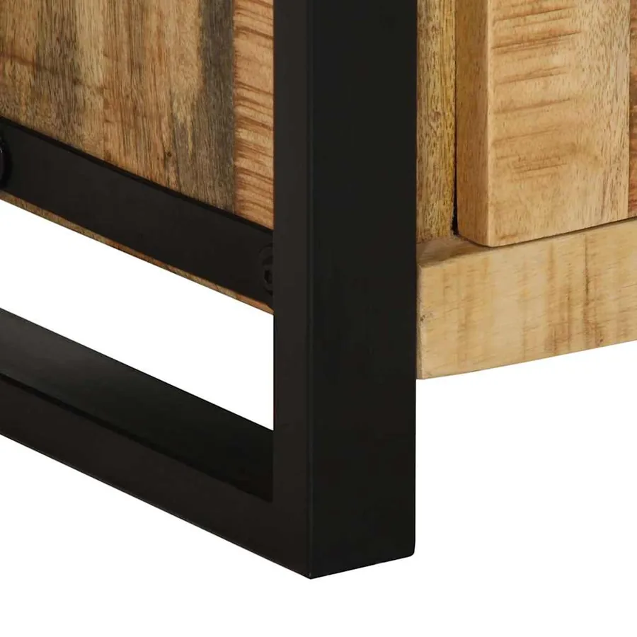 Ensemble de mobilier de salle de bain 4 pcs Bois Recyclé Solide - 14