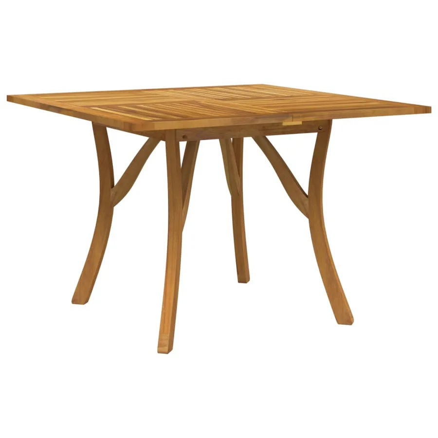 Table de jardin 110x110x75 cm Bois d'acacia solide - 2