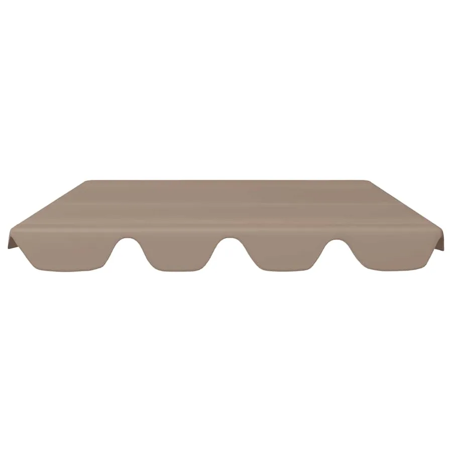 Toit de rechange de balançoire taupe 150/130x105/70 cm - 3