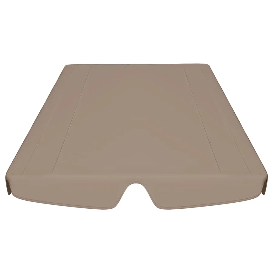 Toit de rechange de balançoire taupe 150/130x105/70 cm - 4