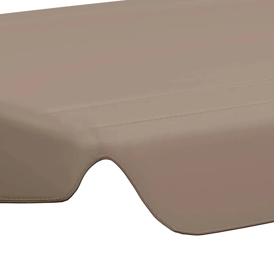 Toit de rechange de balançoire taupe 150/130x105/70 cm - 5