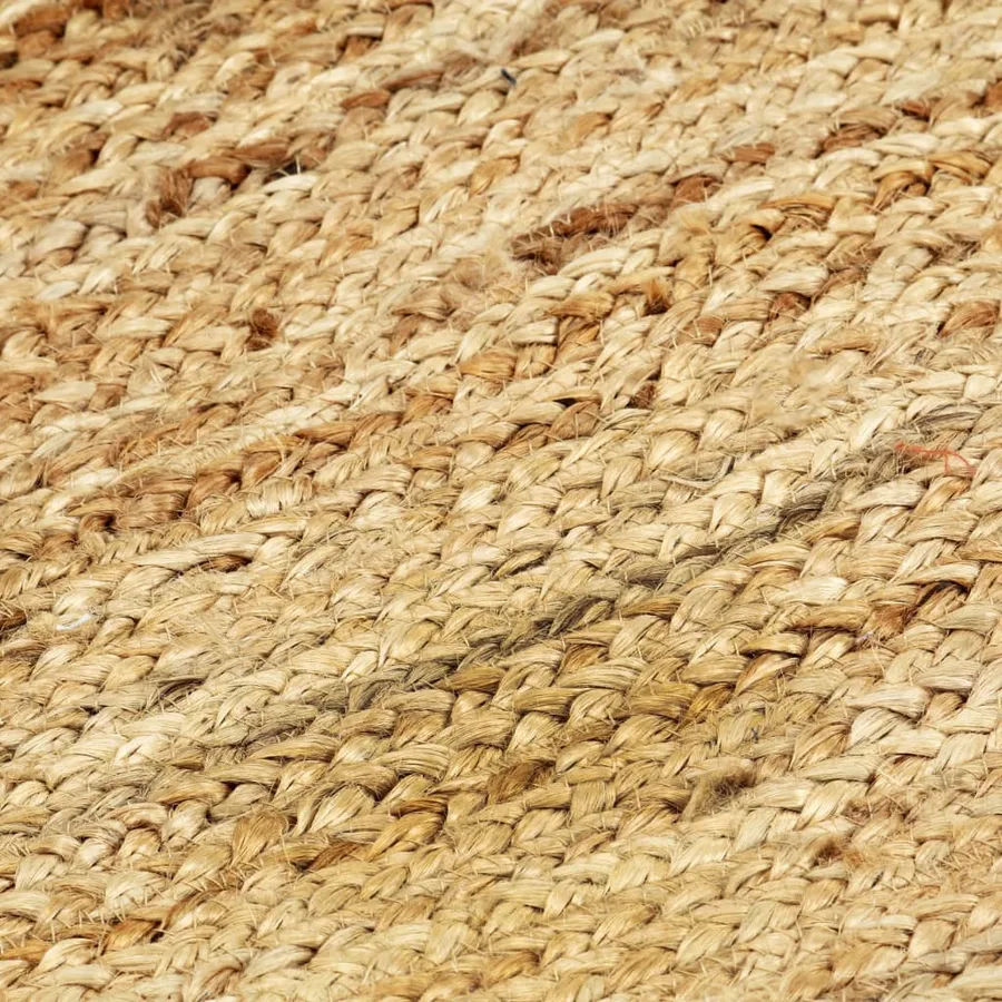 Tapis fait à la main Jute Naturel 80x160 cm - 4