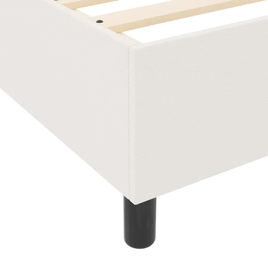 Lit à ressorts Crème et Blanc 80 x 200 cm - 9
