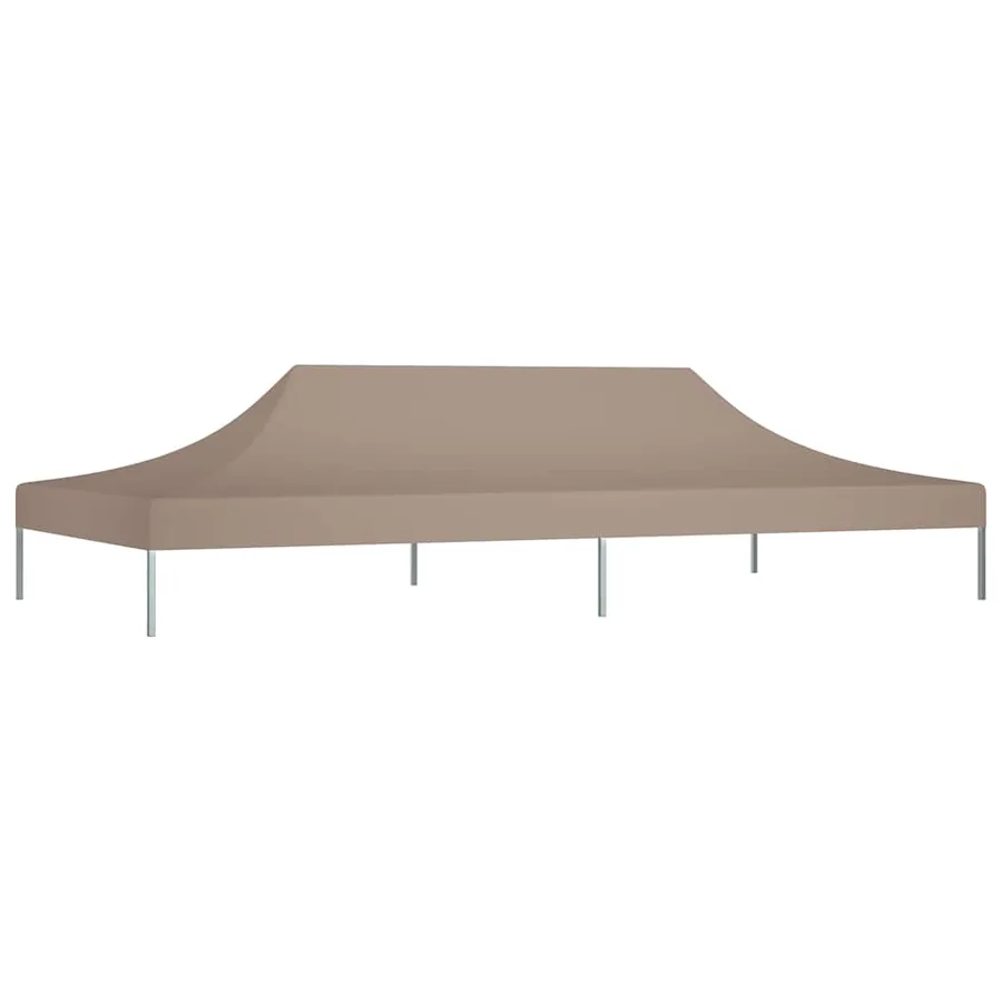 Toit de tente de réception 6x3 m Taupe 270 g/m² - 2
