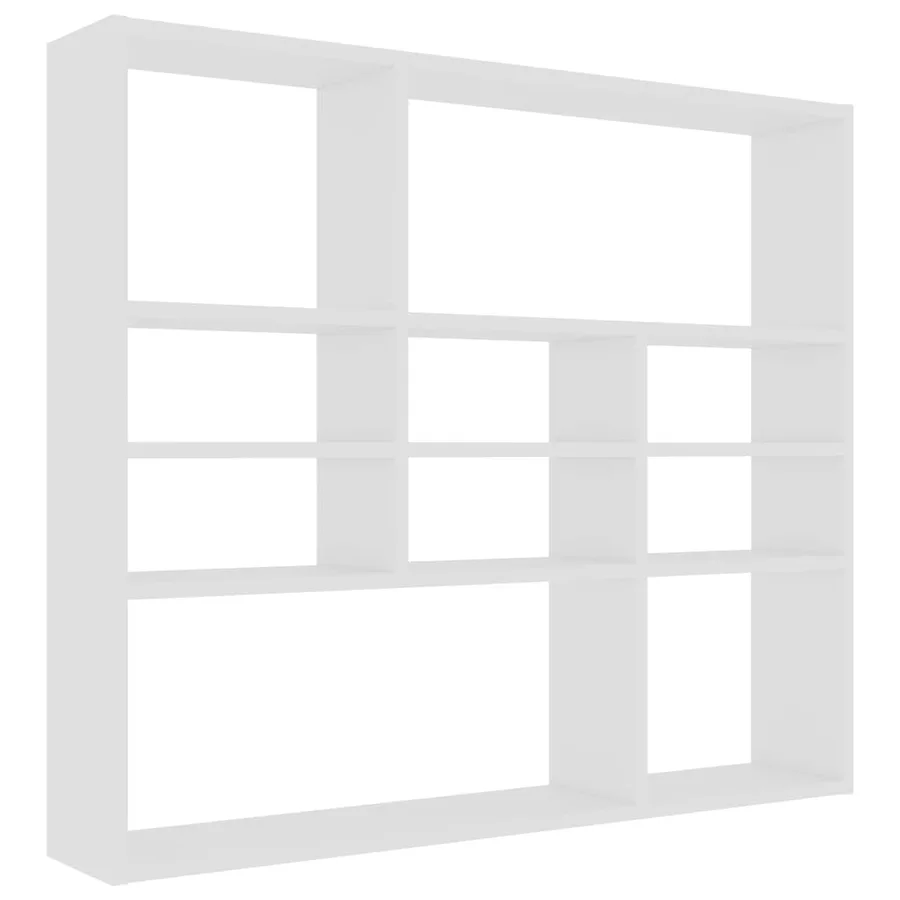 Étagère murale Blanc 90x16x78 cm Bois d’ingénierie - 2