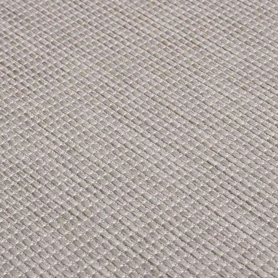 Tapis à tissage plat d'extérieur 80x150 cm gris clair - 5