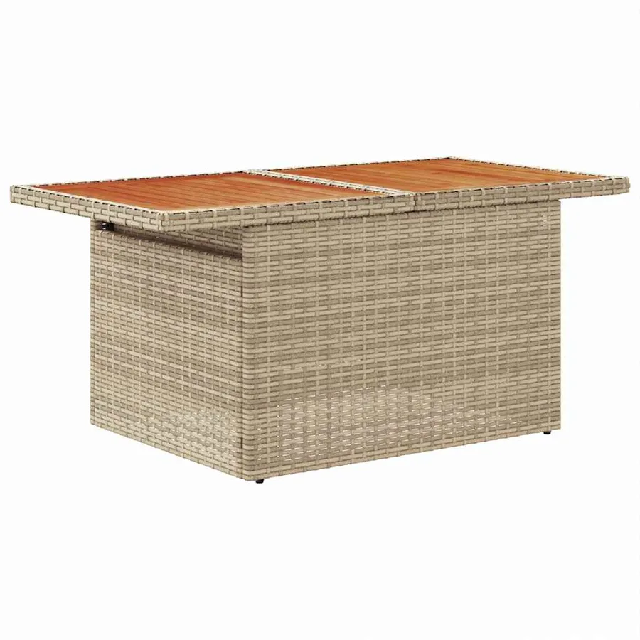 Ensemble de canapé de jardin 7 pc Beige et gris - 7