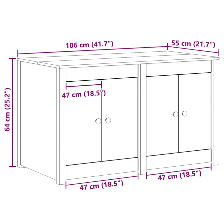 Armoire de cuisine MEPPEL Chêne brun 106 x 55 x 64 cm - 13