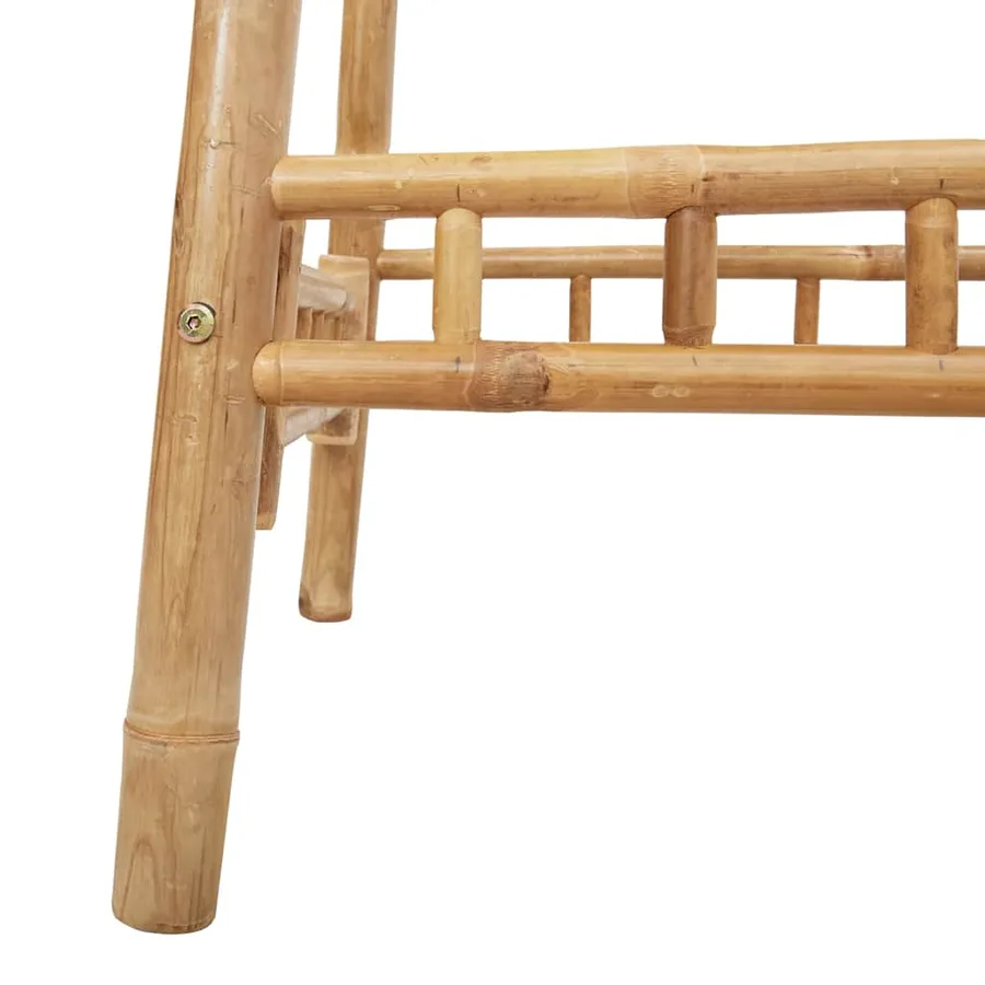 Ensemble de bar d'extérieur pliable en bambou 3 pcs - 11