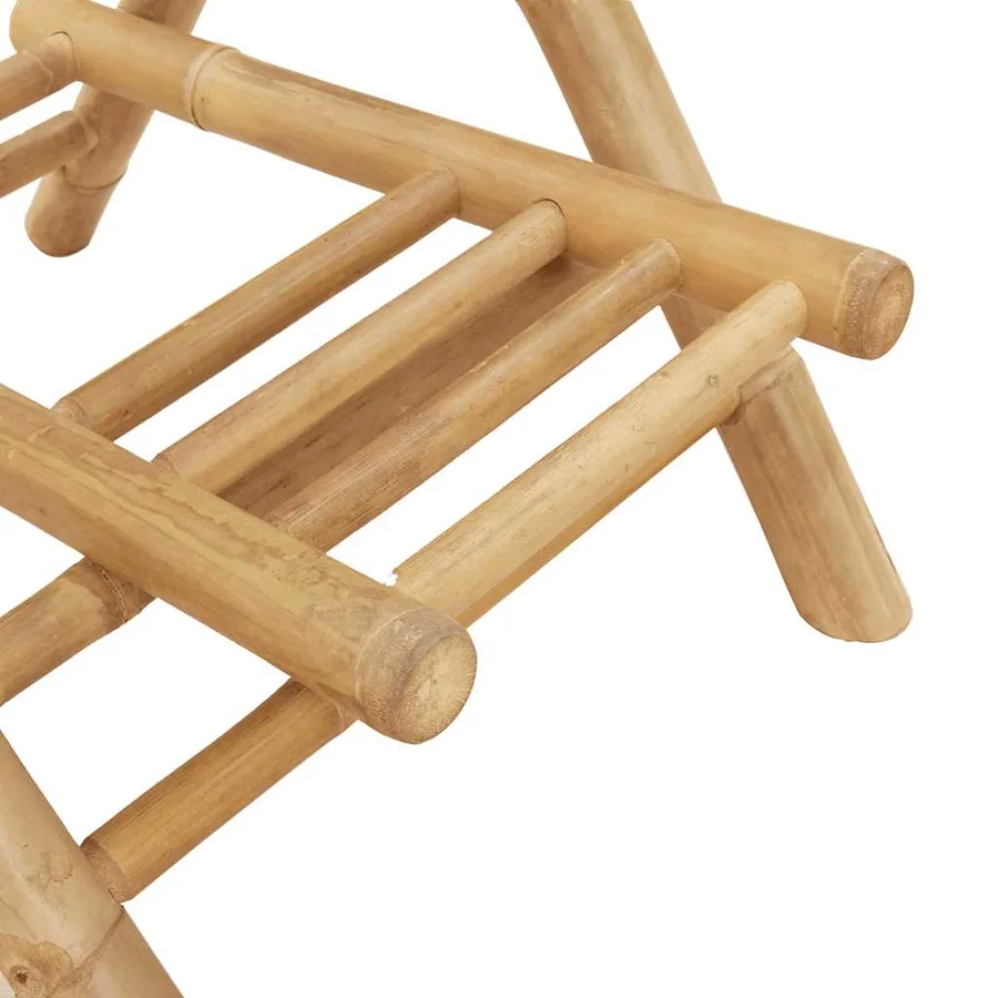 Ensemble de bar d'extérieur pliable en bambou 3 pcs - 9