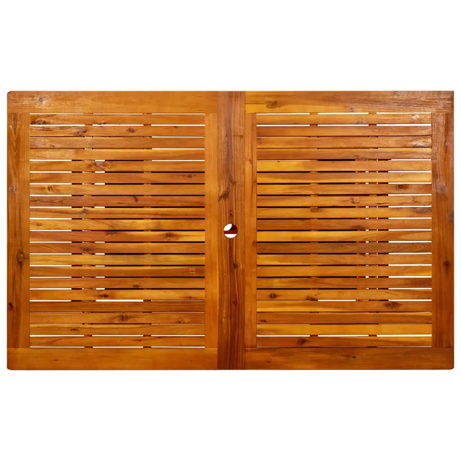 Table à dîner de jardin (160-240)x100x75cm Bois d'acacia massif - 8