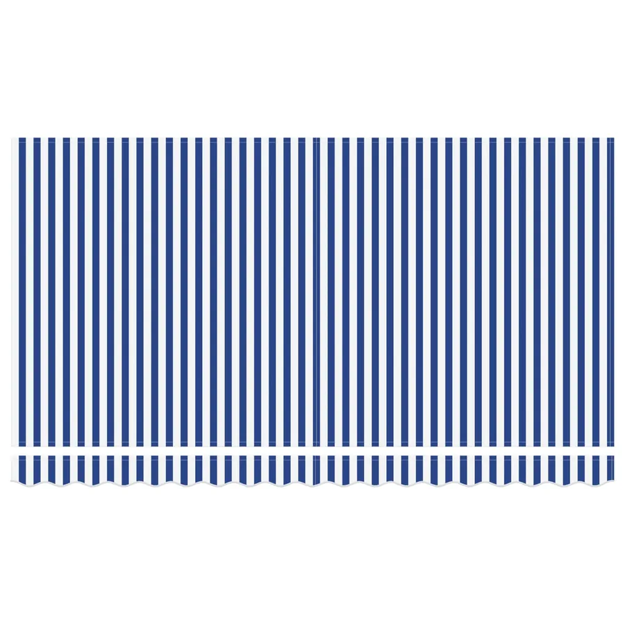 Auvent Rétractable Bleu 350 x 200 cm tissu - 6