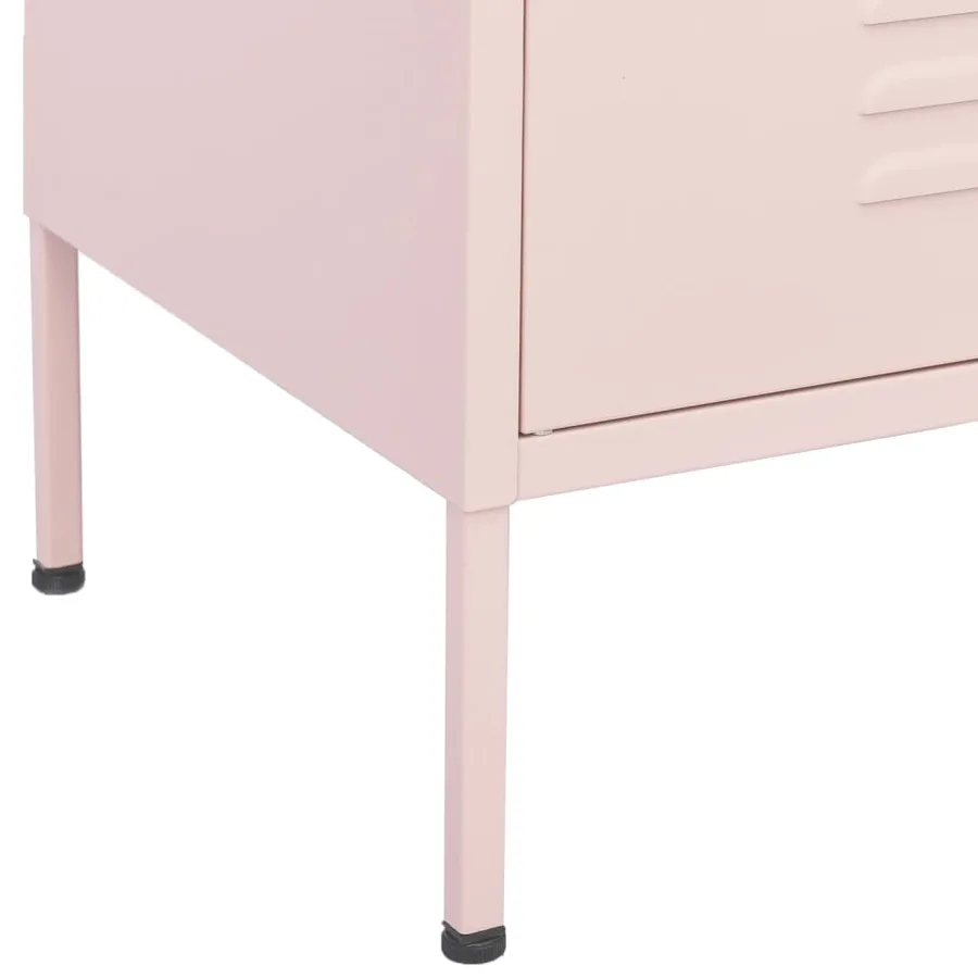 Armoire de rangement Rose 80x35x101,5 cm Acier - 6