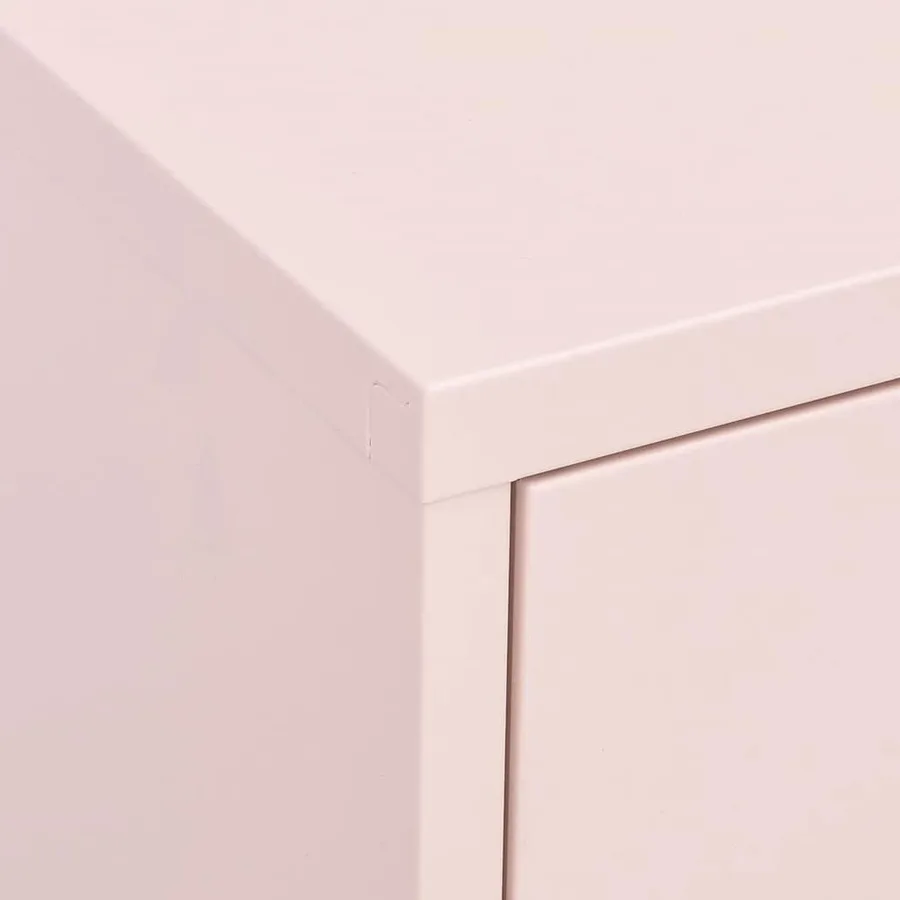 Armoire de rangement Rose 80x35x101,5 cm Acier - 7
