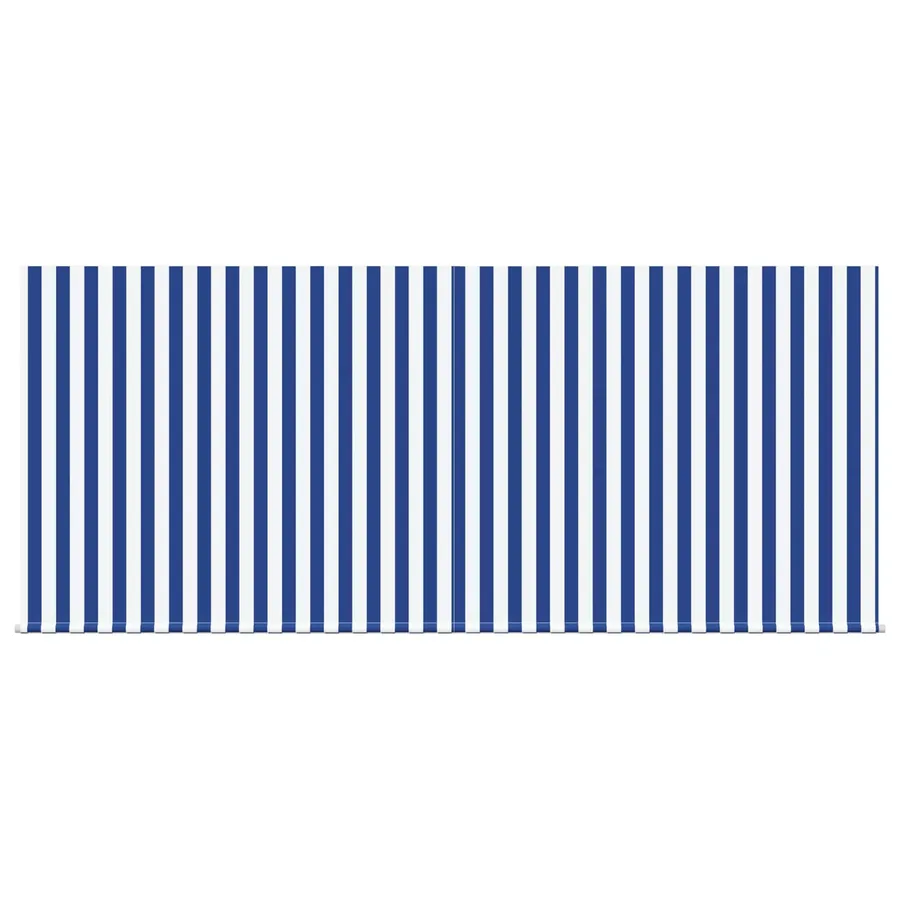 Auvent Rétractable Bleu et Blanc 300 x 200 cm - 7