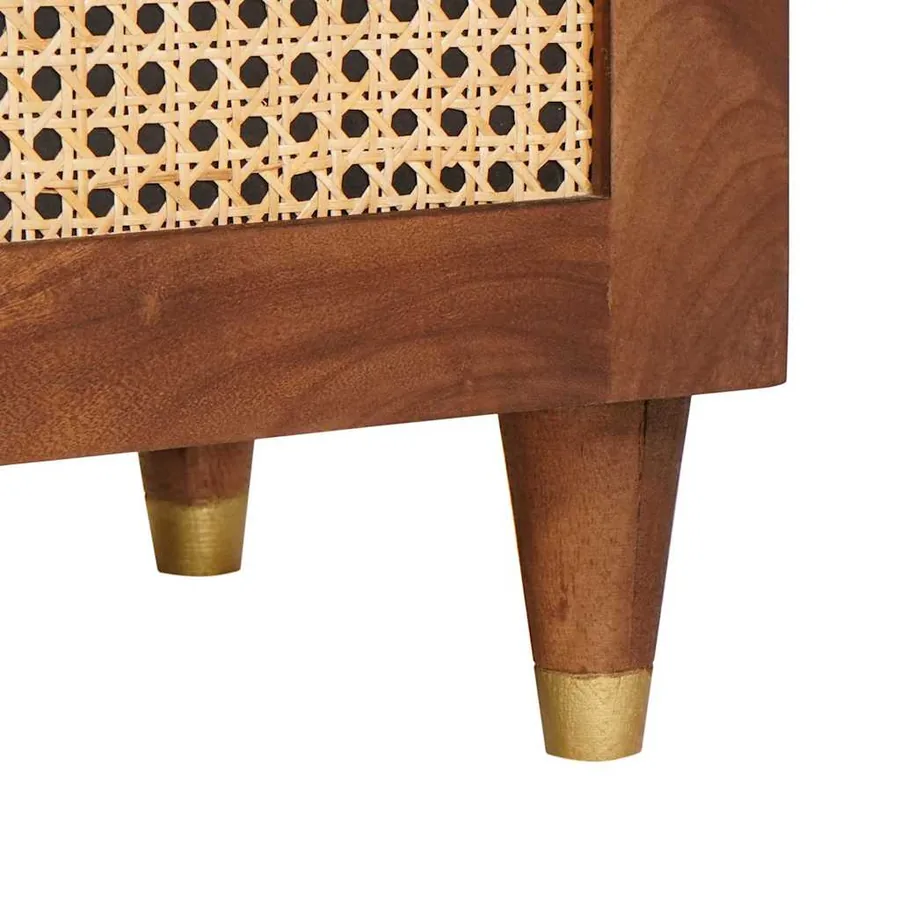 Meuble TV Marron 105 x 33,5 x 46 cm Bois de mangue massif - 8