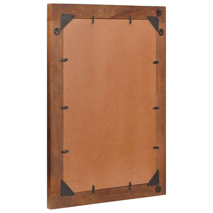 Miroir Rectangulaire Marron et Argent 50 x 2,5 x 70 cm - 3