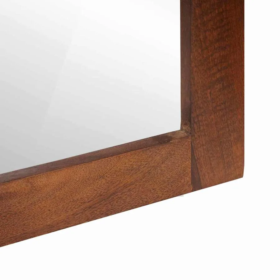 Miroir Rectangulaire Marron et Argent 50 x 2,5 x 70 cm - 5