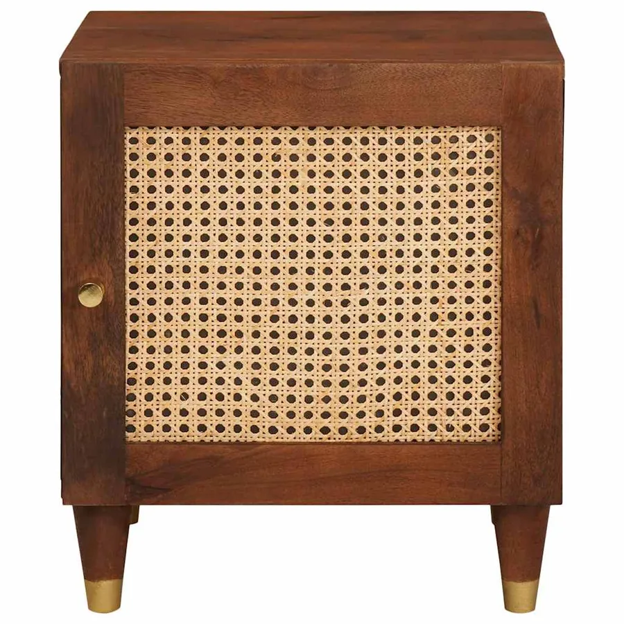 Cabinet de chevet 2 pcs Marron 40 x 33,5 x 46 cm - 4