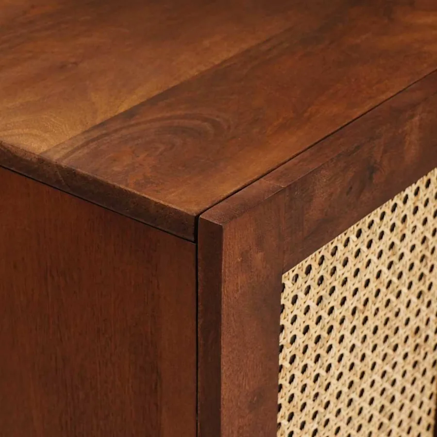 Buffet Marron 60 x 33 x 75 cm Bois de mangue massif - 6