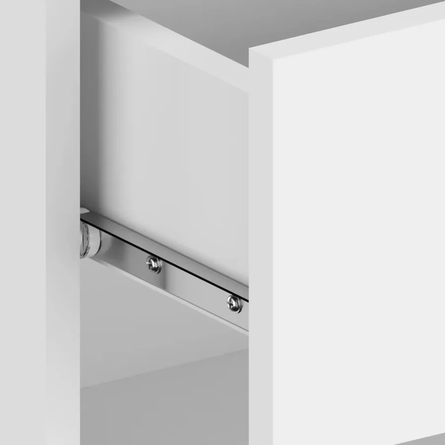 Tables de chevet murales 2 pcs Blanc - 7