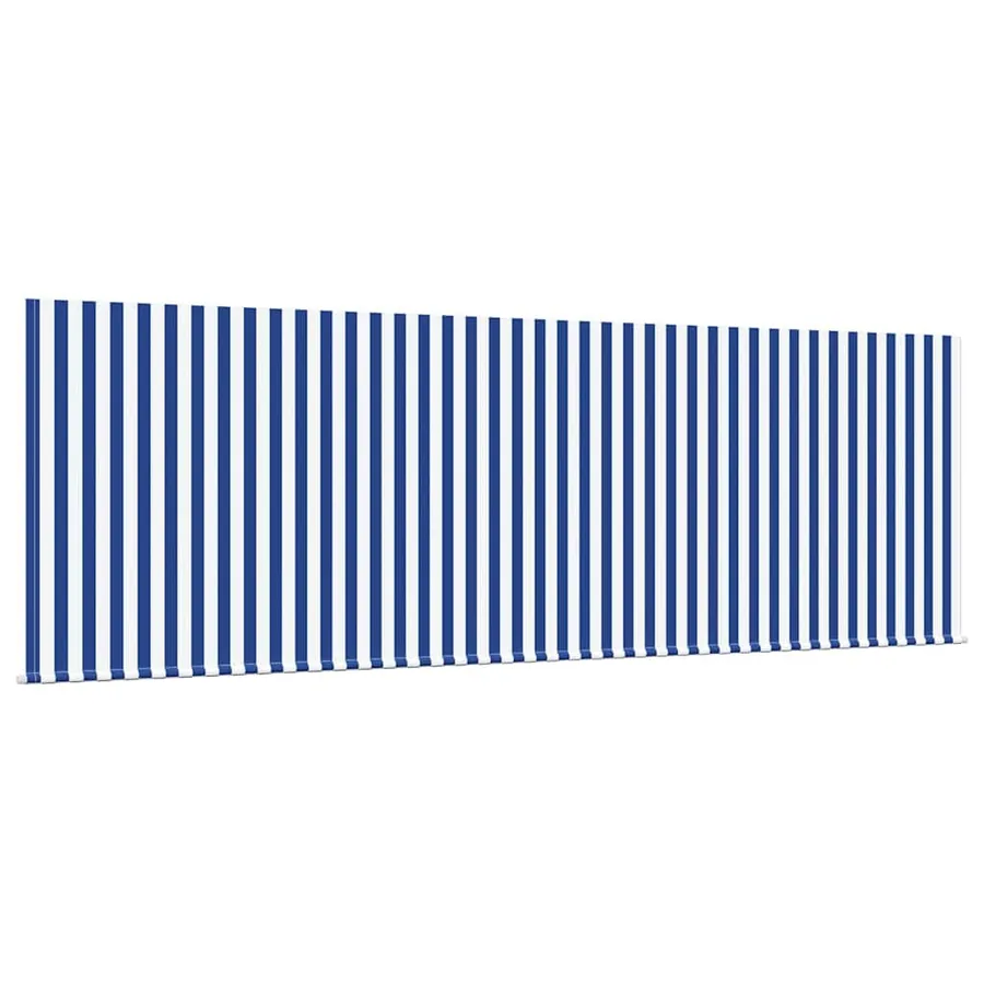 Auvent Rétractable Bleu et Blanc 400 x 200 cm - 5