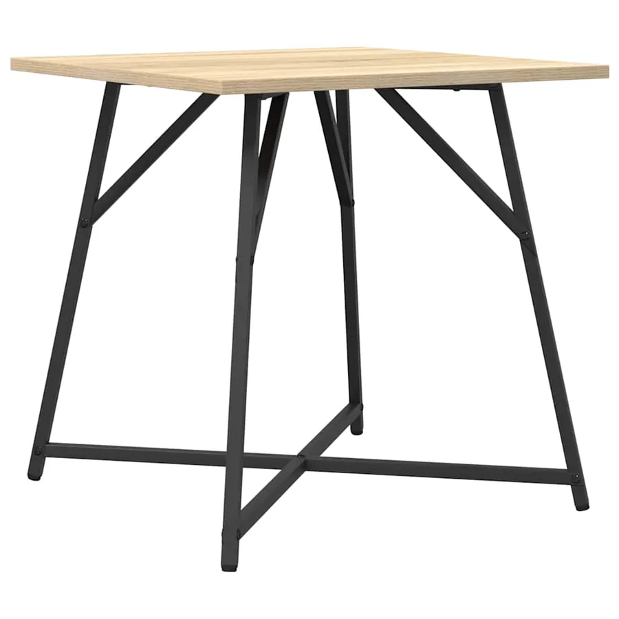Ensemble de tables d'appoint 2 pcs Chêne Sonoma et noir - 5
