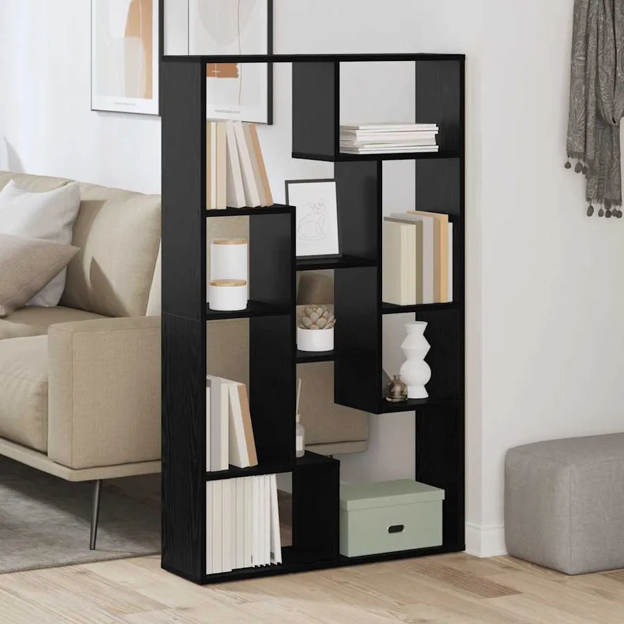 Bibliothèque 8 niveaux 72 x 20 x 120,5 cm Bois d'ingénierie