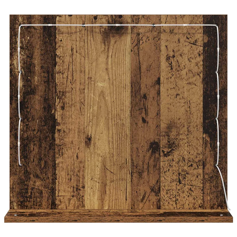 Miroir de vanité Rectangulaire Bois ancien 60 x 55 x 18 cm - 6