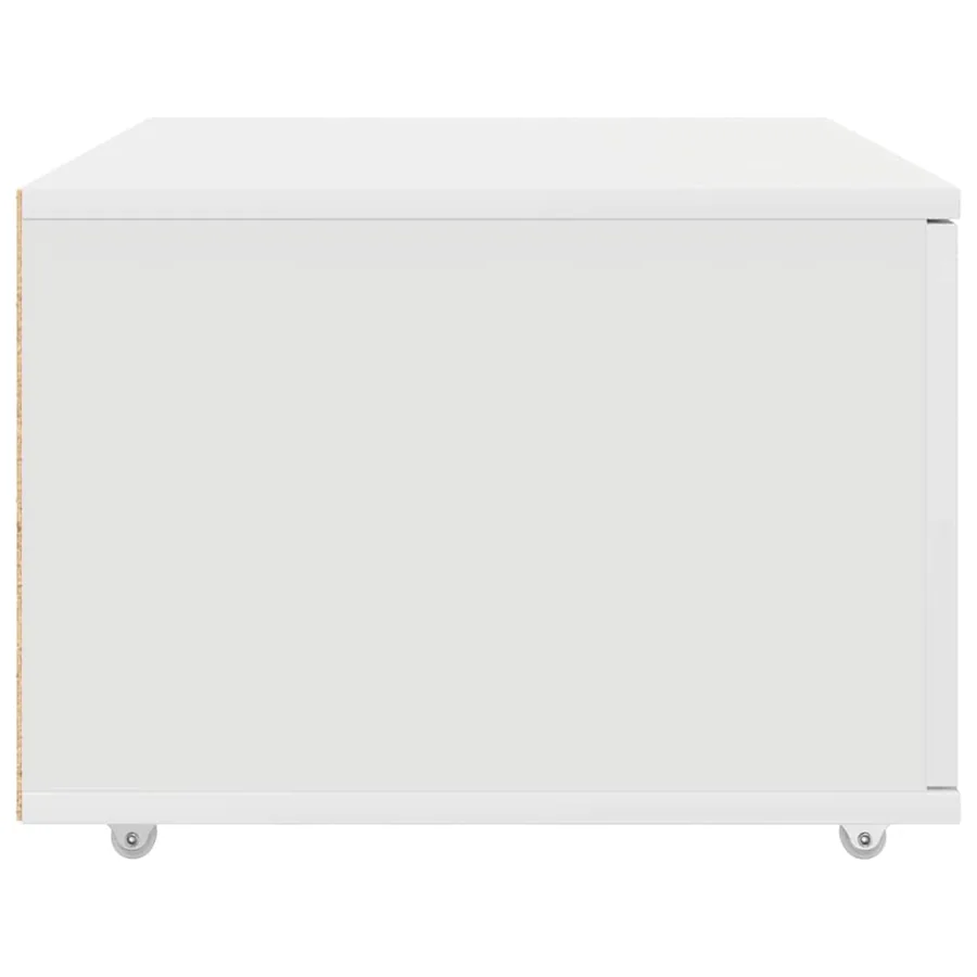 Armoire à tiroirs avec roue Blanc 55 x 45 x 31 cm - 7