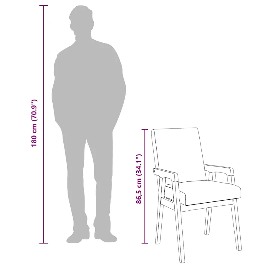 Chaises de salle à manger avec coussins (2 pcs) bois massif blanc caoutchouc - 12