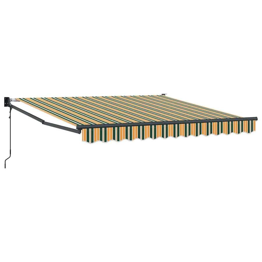 Auvent rétractable Multicolore 350 x 250 cm Polyester et métal - 2