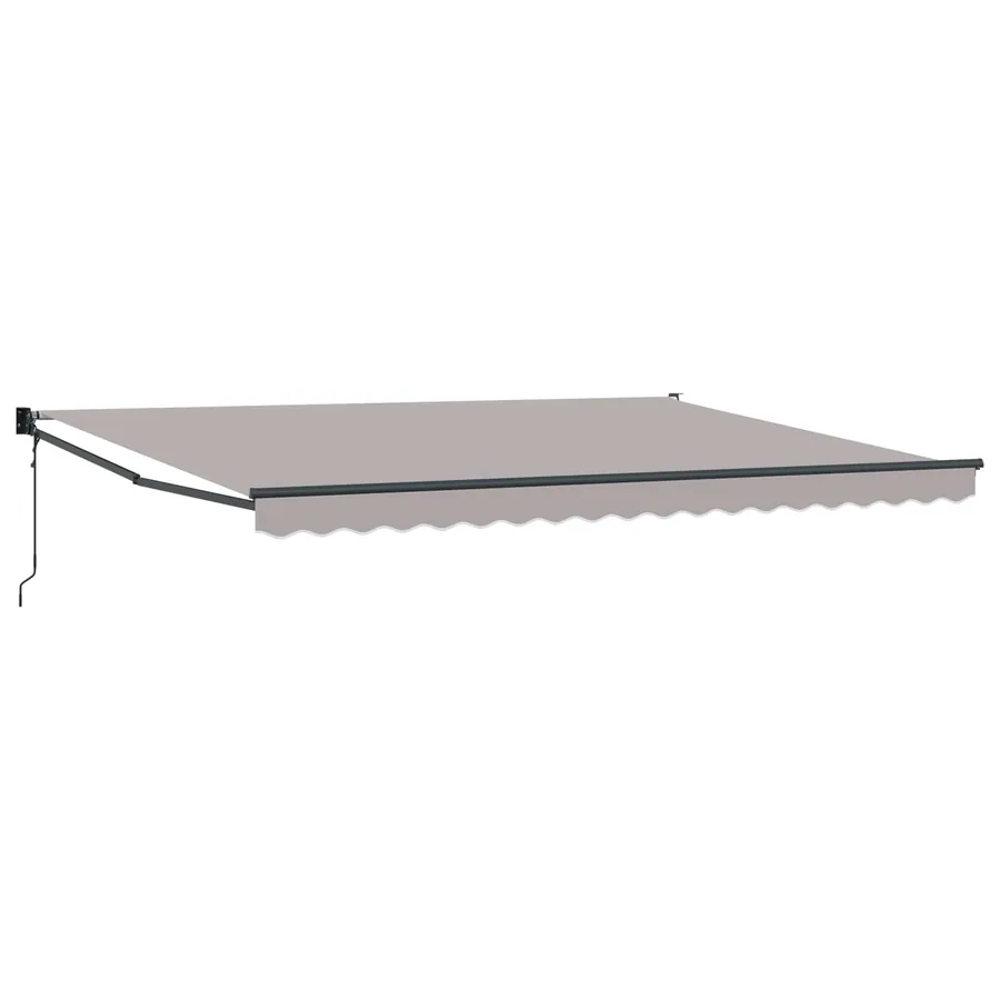 Auvent rétractable Gris clair 450 x 300 x 165 cm - 2