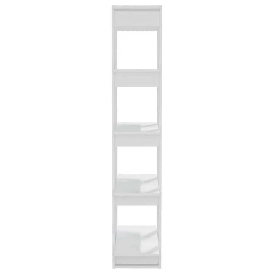 Bibliothèque/séparateur de pièce blanc bois d'ingénierie - 6